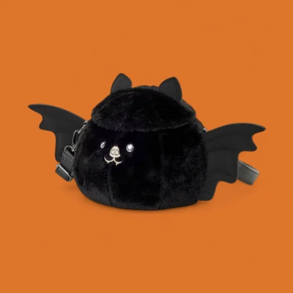 Plush Bat Figural Crossbody Loungefly - Picture 2 of 5